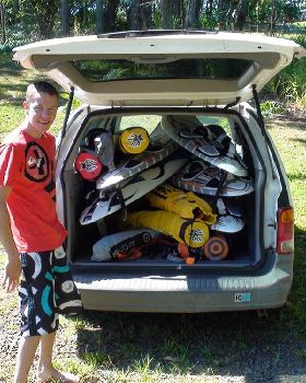 Chris with the quiver