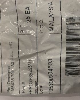 foil bolts