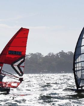 Foil Fest 2021 Action at the Goolangatup Sailing Carnival