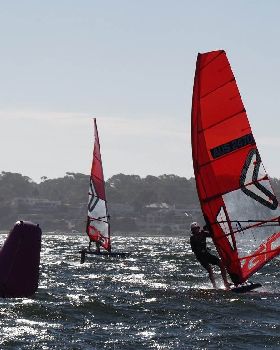 Foil Fest 2021 Action at the Goolangatup Sailing Carnival
