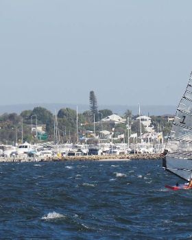 Foil Fest 2021 Action at the Goolangatup Sailing Carnival