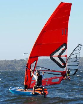 Foil Fest 2021 Action at the Goolangatup Sailing Carnival