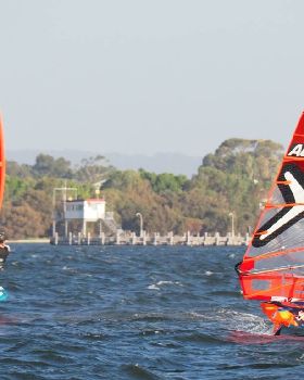 Foil Fest 2021 Action at the Goolangatup Sailing Carnival