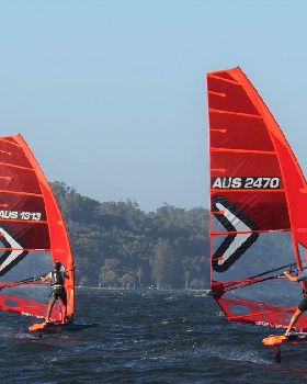 Foil Fest 2021 Action at the Goolangatup Sailing Carnival