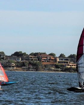 Foil Fest 2021 Action at the Goolangatup Sailing Carnival