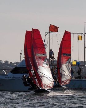Foil Fest 2021 Action at the Goolangatup Sailing Carnival