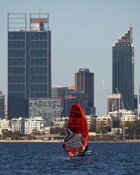 Foil Fest 2021 Action at the Goolangatup Sailing Carnival