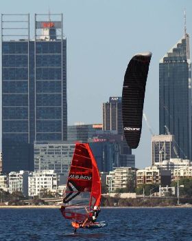 Foil Fest 2021 Action at the Goolangatup Sailing Carnival