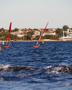 Foil Fest 2021 Action at the Goolangatup Sailing Carnival