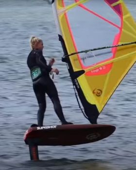emily ridgeway no handed gybe