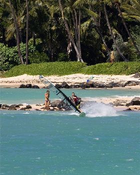 Flying the Manta 49 round the corner