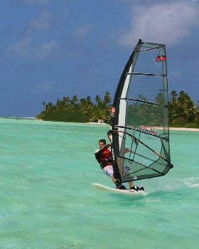 testing the 2009 Storm - Cocos isl.