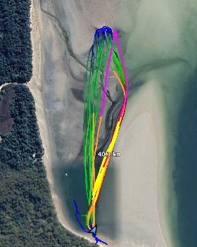 Trackmap Sandy Point 24-01-19