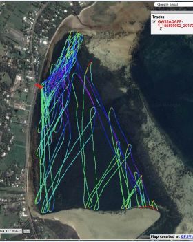 Albany January 2017 trackmap