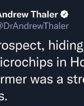 Microchips in horse dewormer