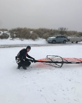 Kevin in the snow