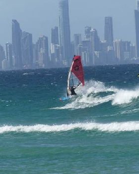 Wavesailing small Currumbin