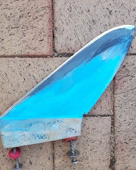 17cm @ 50deg stainless leading edge