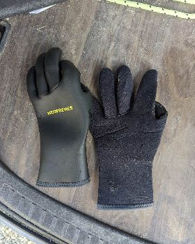 Neoprene gloves front