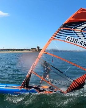 Early Spring day at the end of Winter 2022 with a lot of sails and wings out