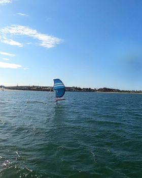 Early Spring day at the end of Winter 2022 with a lot of sails and wings out