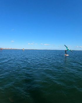 Early Spring day at the end of Winter 2022 with a lot of sails and wings out