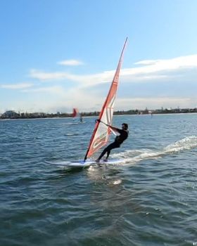 Early Spring day at the end of Winter 2022 with a lot of sails and wings out