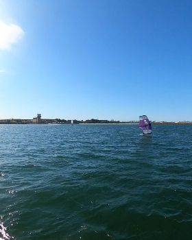 Early Spring day at the end of Winter 2022 with a lot of sails and wings out