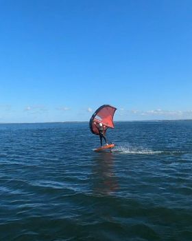 Early Spring day at the end of Winter 2022 with a lot of sails and wings out