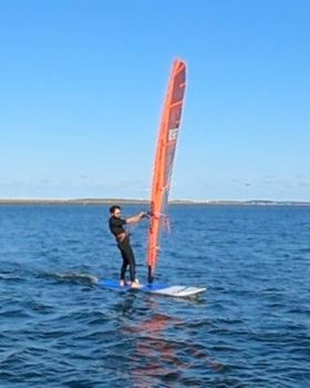 Early Spring day at the end of Winter 2022 with a lot of sails and wings out