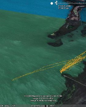 My GPS track from Sunday the 19th of October
