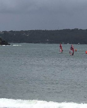Severne Sails and Foils on Middle Harbour today