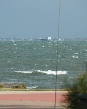 cold, windy, choppy and bown 