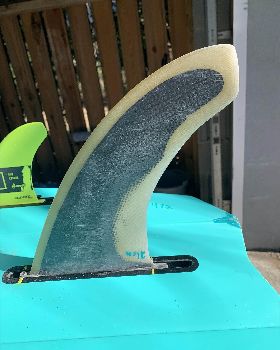 Sanded fin