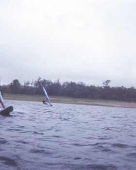 Simmo & Rowdy at the Dam