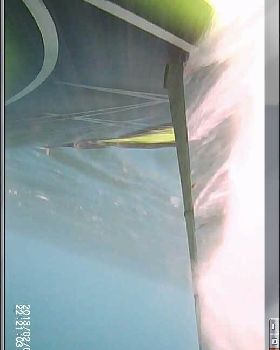 Fin ventilation in bottom turn