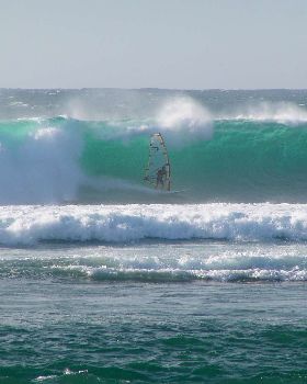 That is wave sailing.