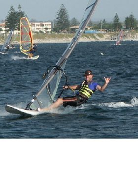 Mart on his 6.1m NP RX-1