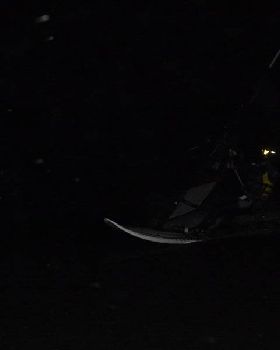 Sandy Point night sailing. Craig and Mat