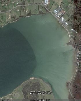 site of proposed canal style housing development