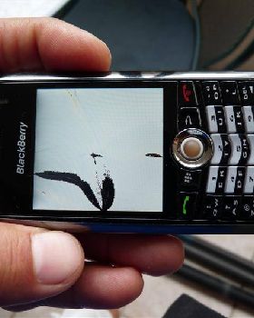 Breaking a mast and a Blackberry