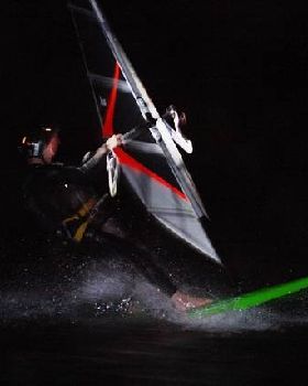 Night Sailing at Sandy Point