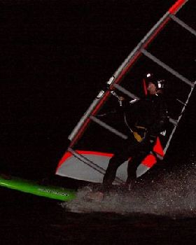 Night Sailing at Sandy Point