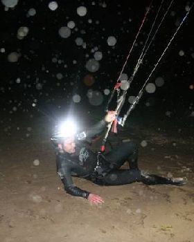 Night Sailing at Sandy Point