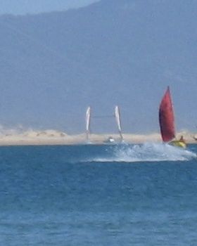 09 On the speed run at over 30 knots