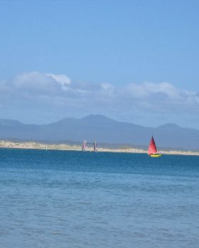 10 Trying to get back upwind off the foils