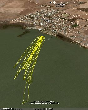 My GPS track for the 15th of November, 2008