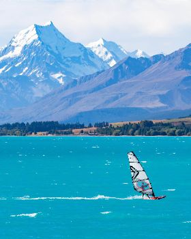 Sailing Lake Pukaki