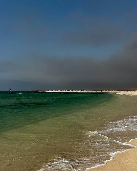 Me sailing away from the Exmouth Bushfires