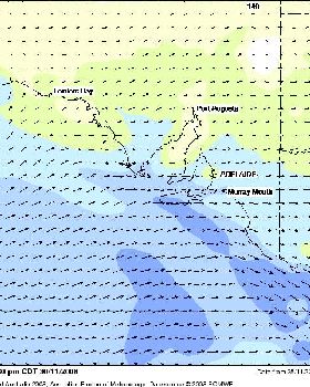 Sudays 430pm wind computer forecast Middleton